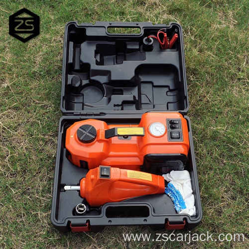 car hydraulic type jack with electric wrench